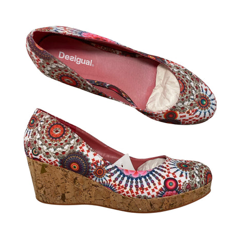 Unisex Desigual - Wedge heel shoes, size 40 - Red ()