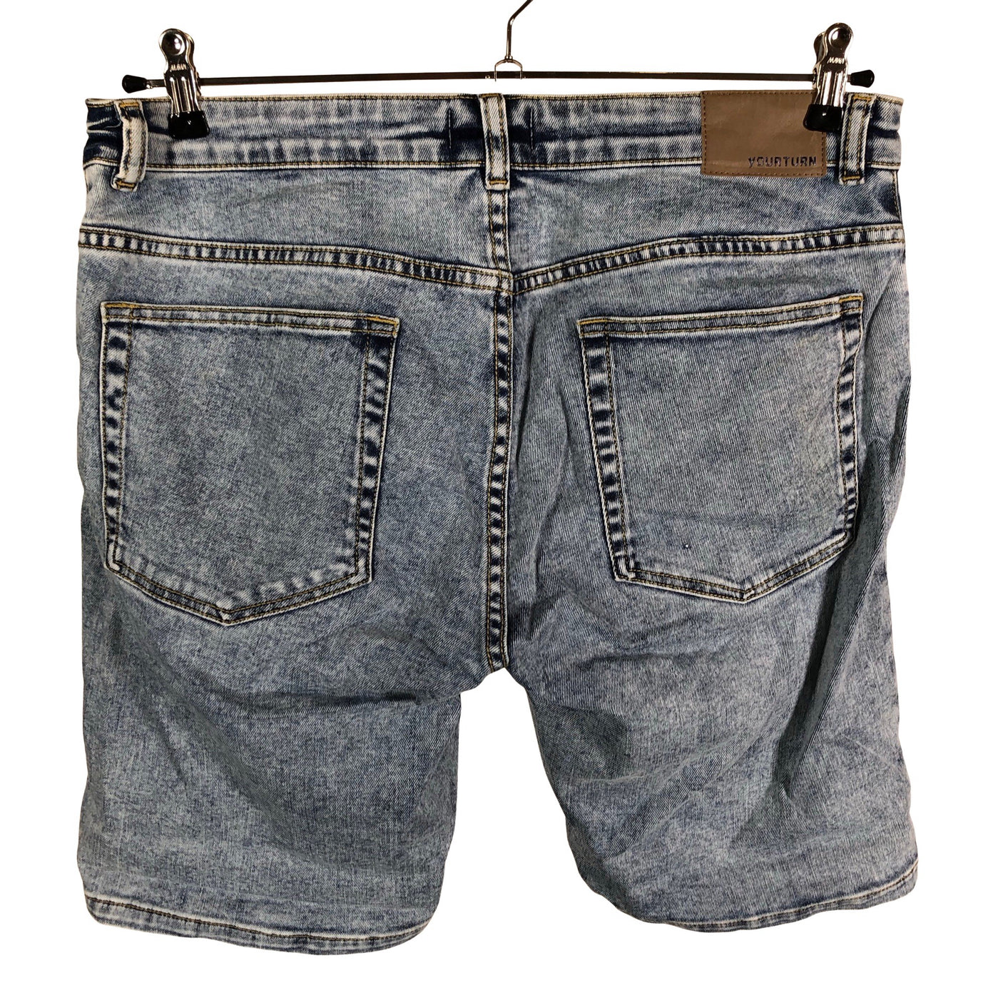 Unisex Yourturn - Denim shorts, size W32 - Blue (2)
