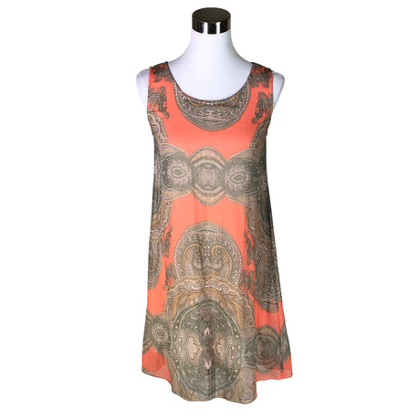 Unisex Soyaconcept - Schiffon dress, size 36 - Orange ()