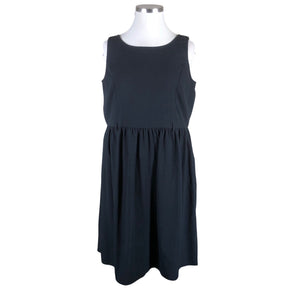 Unisex Zizzi - Schiffon dress, size 44 - Blue (1)