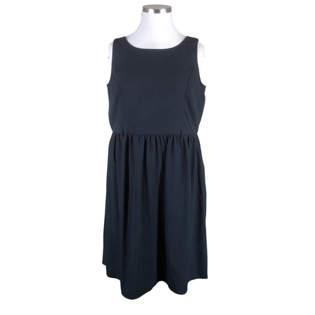 Unisex Zizzi - Schiffon dress, size 44 - Blue ()