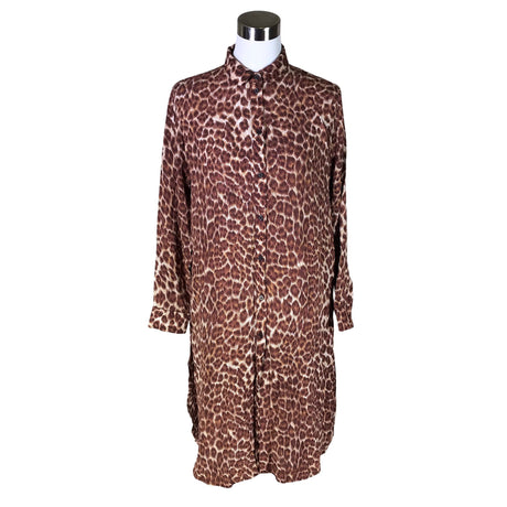 Unisex Samsoe&Samsoe - Schiffon tunic, size 38 - Brown ()