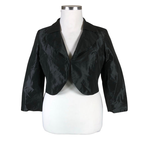 Unisex Your Face - Evening bolero jacket, size 44 - Black ()