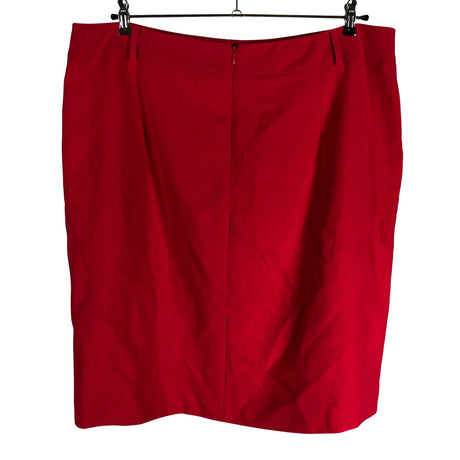 Unisex Gerry Weber - Fabric skirt, size 48 - Red (2)
