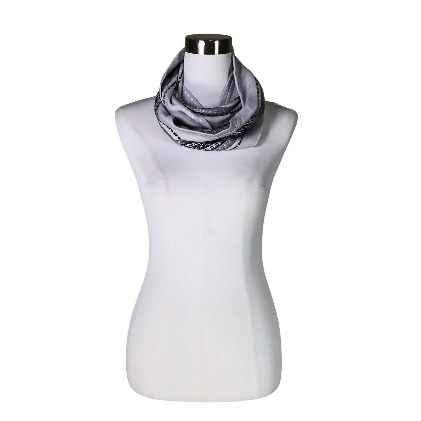 Unisex Kaihtalahti Clothing - Circle scarf, size Midi - Gray (1)