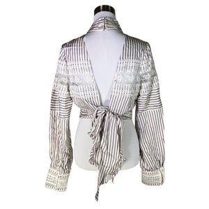 Unisex Self-portrait - Blouse, size 40 - Natural white (2)