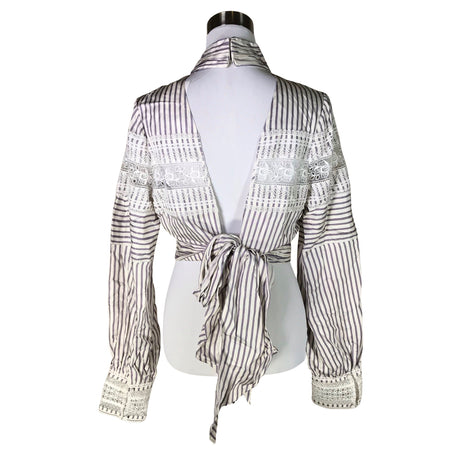 Unisex Self-portrait - Blouse, size 40 - Natural white (2)