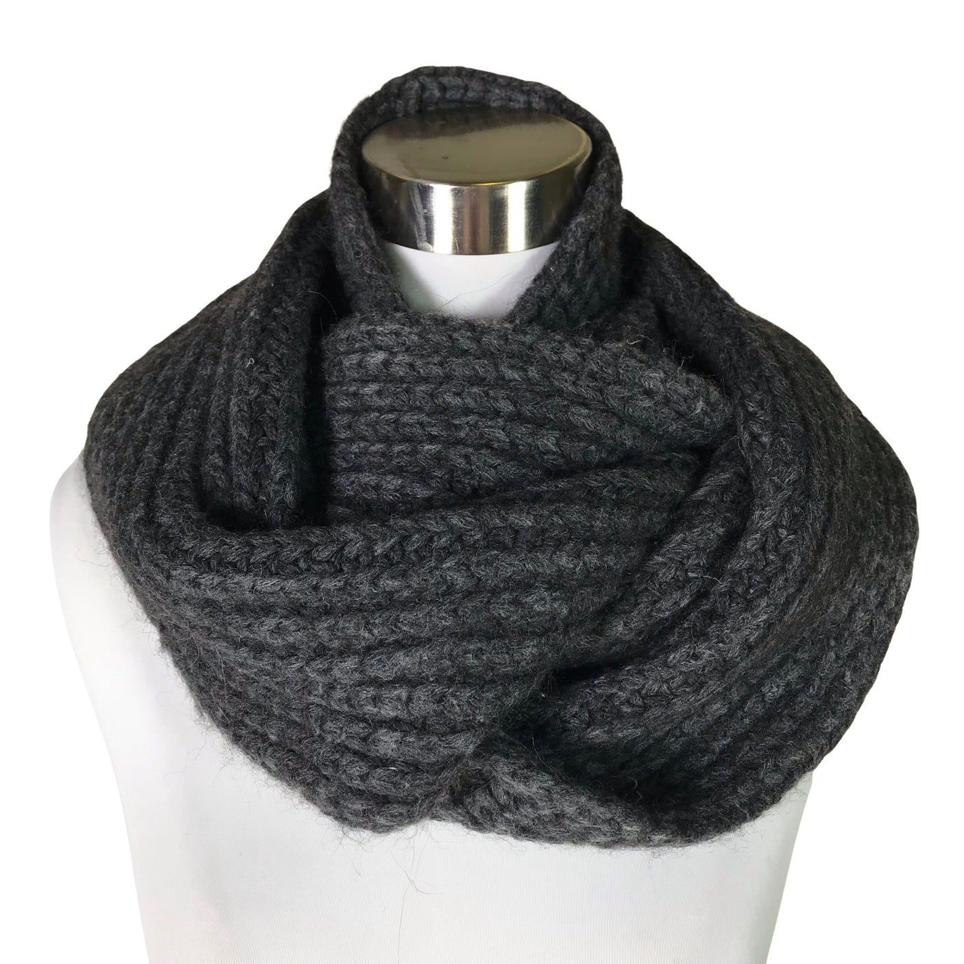 Unisex Metsola - Circle scarf, size Midi - Gray (1)