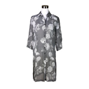 Unisex Gerry Weber - Schiffon tunic, size 38 - Black (1)