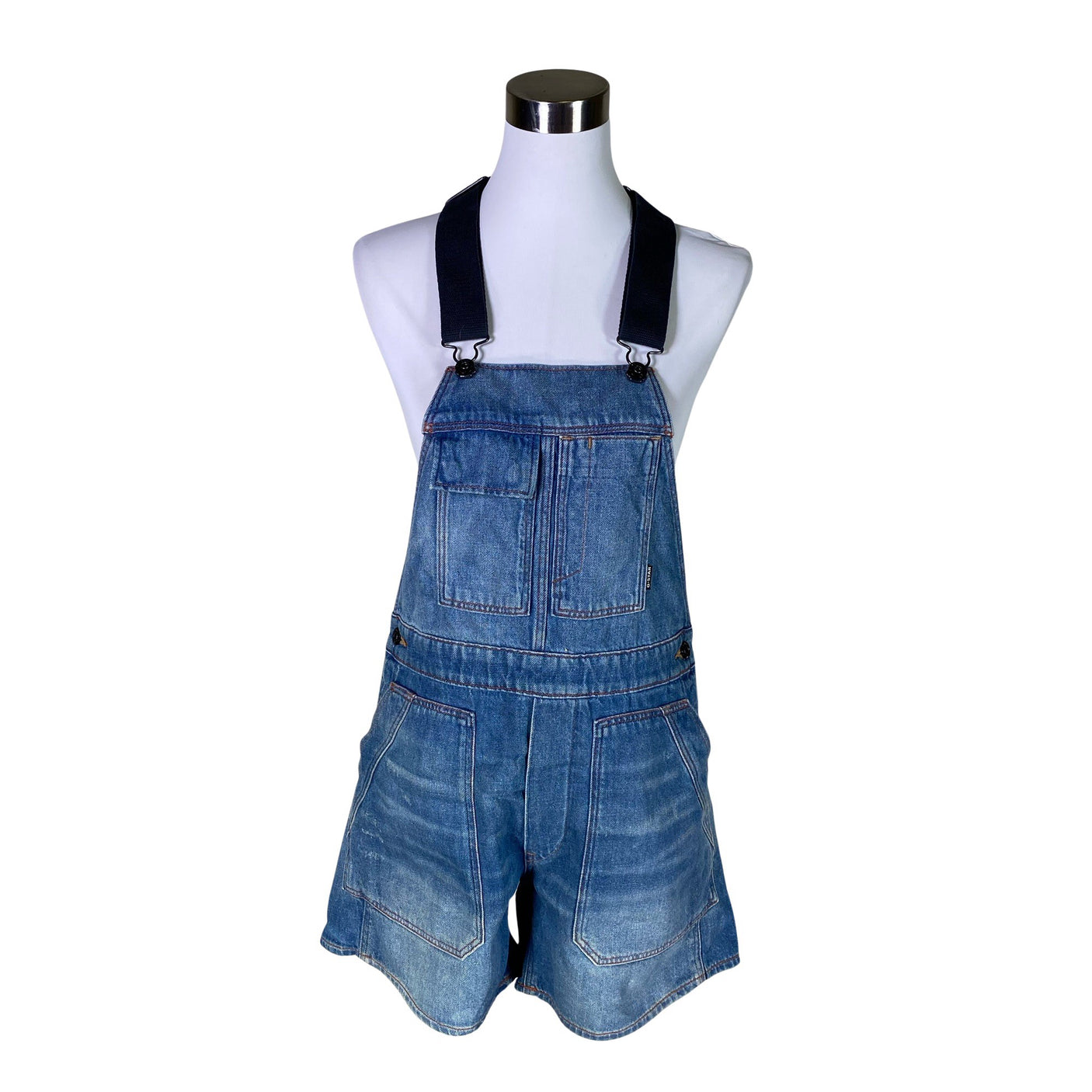 Unisex G-star - Short overalls, size 34 - Blue (1)