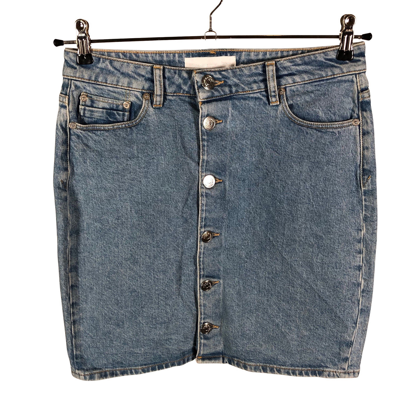Unisex Samsoe&Samsoe - Denim skirt, size 38 - Light blue (1)