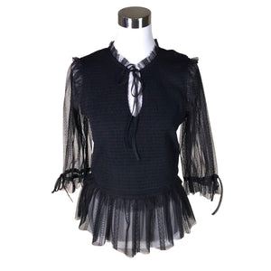 Unisex Cream - Blouse, size 38 - Black (1)