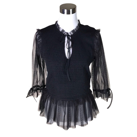 Unisex Cream - Blouse, size 38 - Black ()