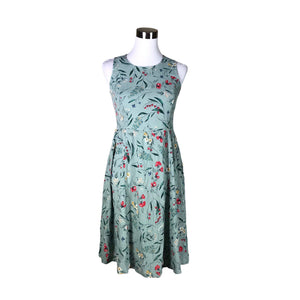 Unisex Fatface - Schiffon dress, size 40 - Green (1)