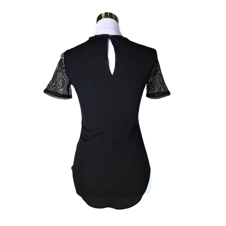 Unisex Karen Millen - Short-sleeved blouse, size 34 - Black (2)