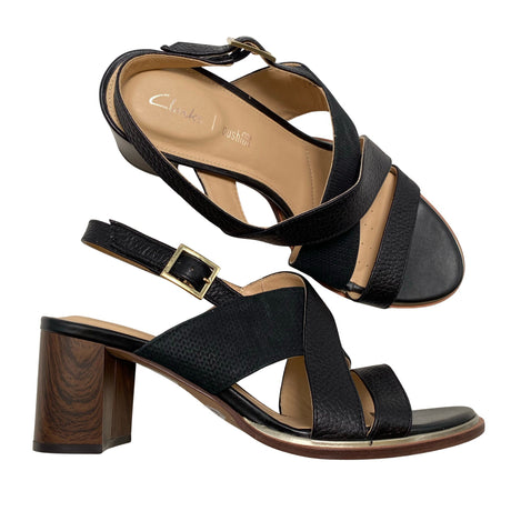 Unisex Clarks - Heeled sandals, size 39 - Black ()