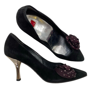 Unisex Högl - Evening high heels, size 37 - Black (1)
