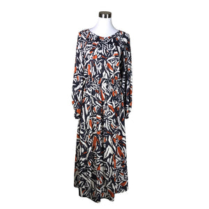 Unisex Weekday - Schiffon dress, size 36 - Blue (1)