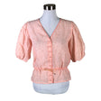 Unisex Mads Norgaard - Short-sleeved blouse, size 36 - Light pink ()