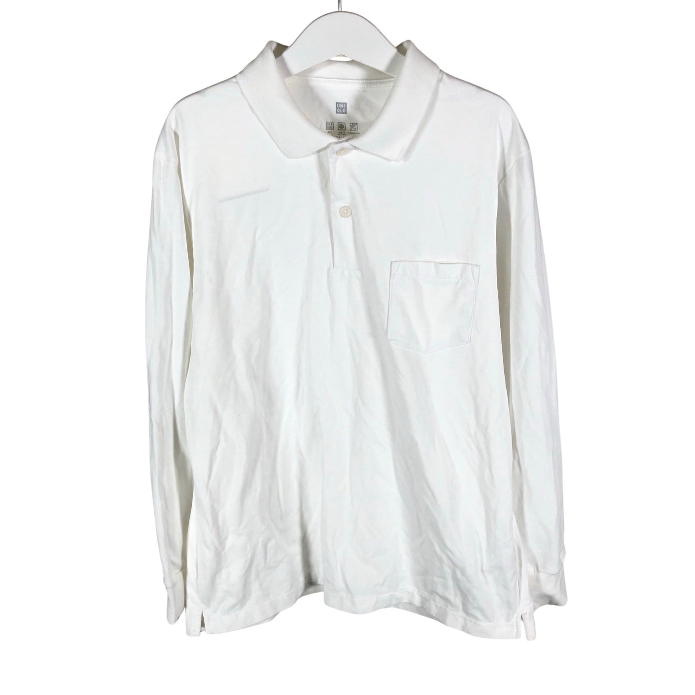 Unisex Uniqlo - Polo shirt, size 146 - 152 - White (1)