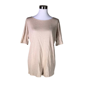 Unisex Marimekko - Short-sleeved blouse, size 38 - Beige (1)