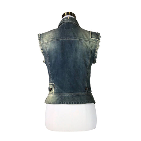Unisex Diesel - Denim vest, size 38 - Blue (2)