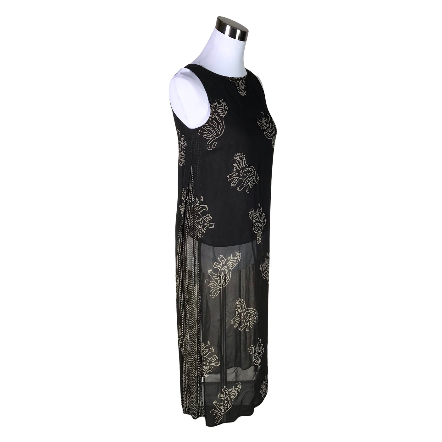 Unisex Nitya - Schiffon trousers, size 34 - Black (2)