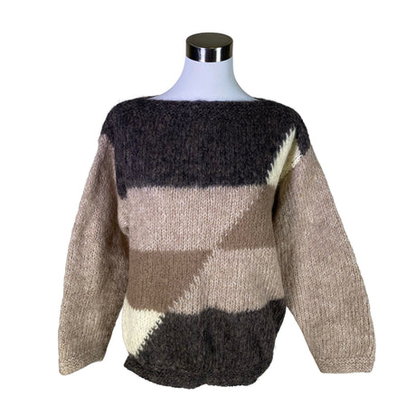 Unisex Handmade - Sweater, size 38 - Brown ()