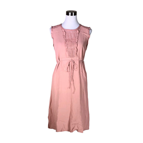 Unisex Cream - Schiffon dress, size 40 - Light pink ()