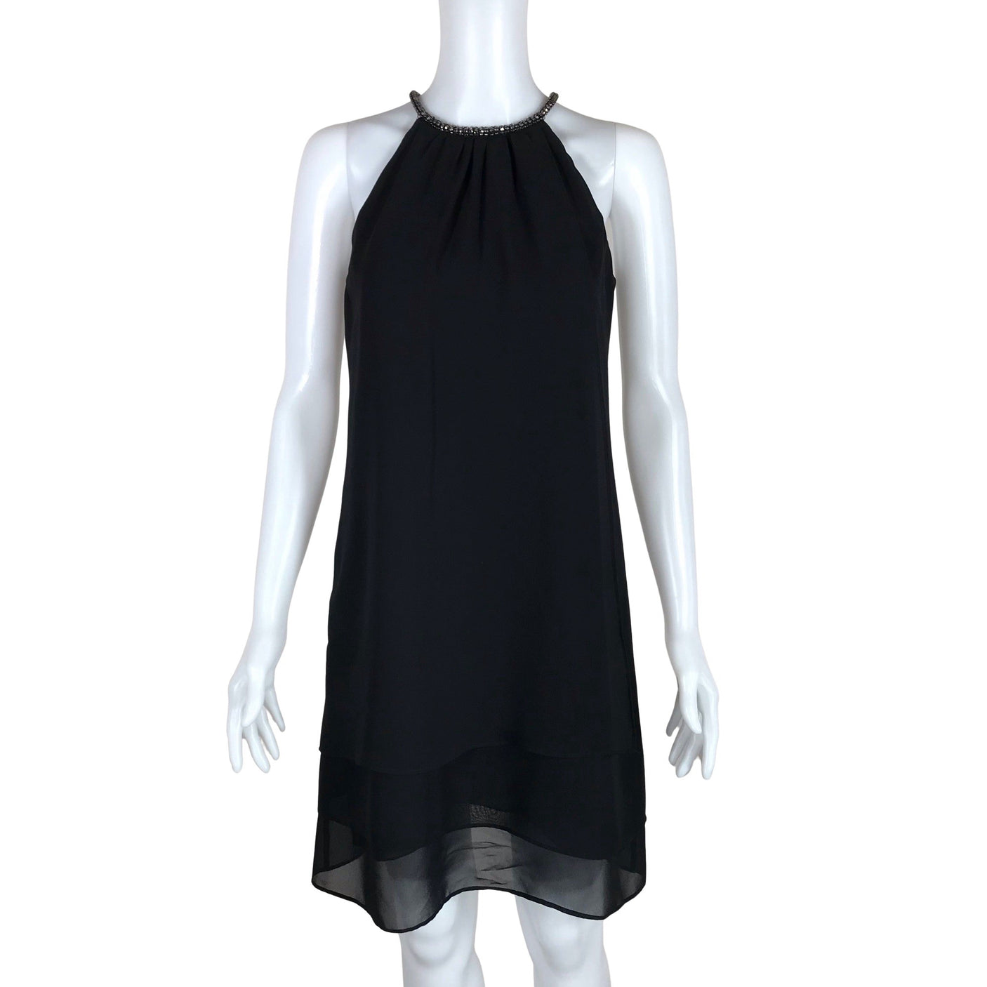 Unisex Esprit - Schiffon dress, size 34 - Black (1)