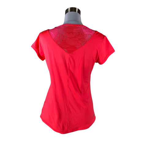 Unisex Li-ning - Sports shirt, short sleeve, size 40 - Pink (2)