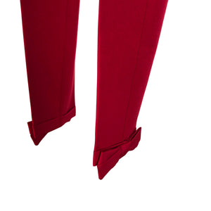 Unisex Rinascimento - Straight leg trousers, size 36 - Red (2)