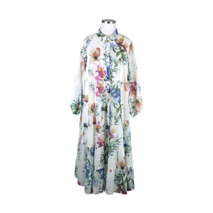 Unisex Zizzi - Maxi dress, size 50 - White (1)