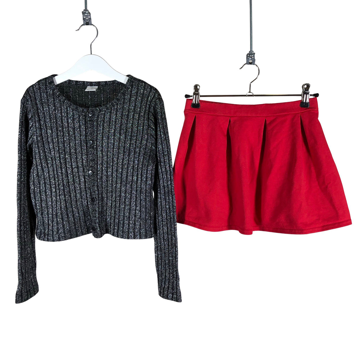 Unisex Gugguu - Sweat skirt, size 134 - 140 - Red (1)