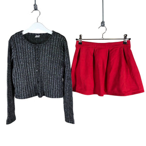 Unisex Gugguu - Sweat skirt, size 134 - 140 - Red (1)