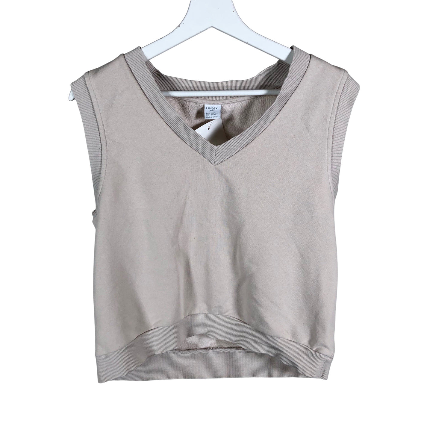 Unisex Lindex - Vest, size 158 - 164 - Beige (1)