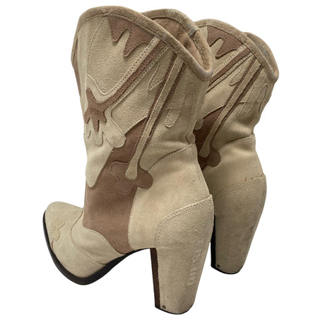Unisex Diesel - Cowboy boots, size 38 - Beige (2)