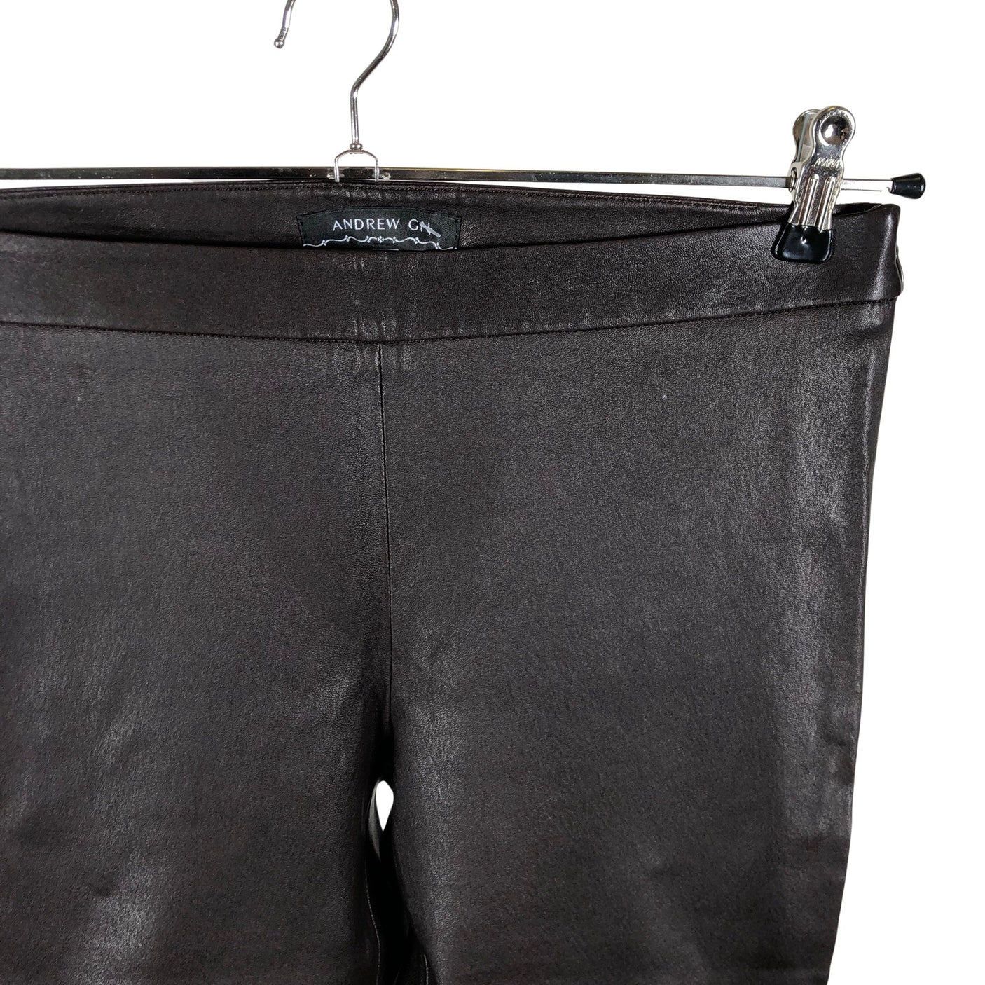 Unisex Andrew Gn - Leather pants, size 38 - Brown (3)