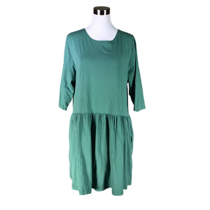 Unisex Puuvillatehdas - Tricot dress, size 40 - Green (1)
