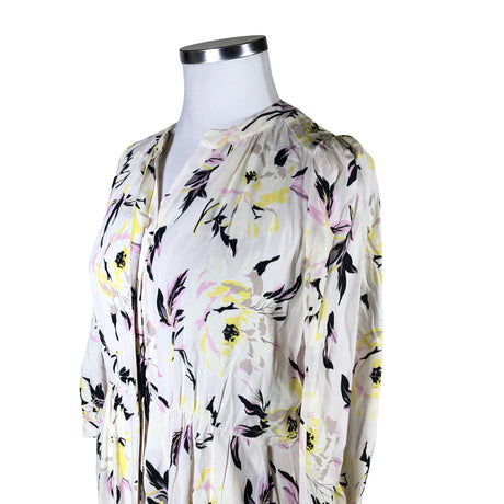 Unisex Sand - Schiffon dress, size 42 - Natural white (2)