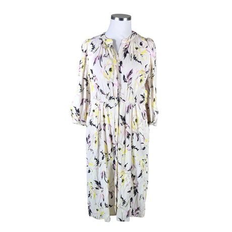 Unisex Sand - Schiffon dress, size 42 - Natural white ()