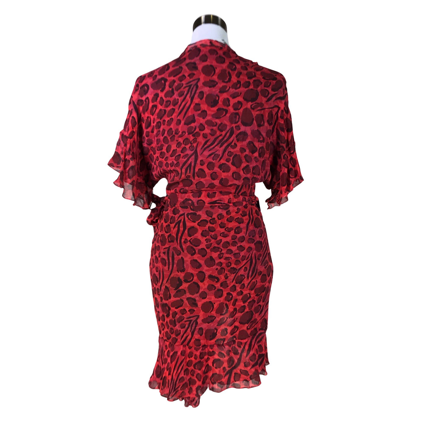 Unisex IRO - Schiffon dress, size 36 - Red (2)