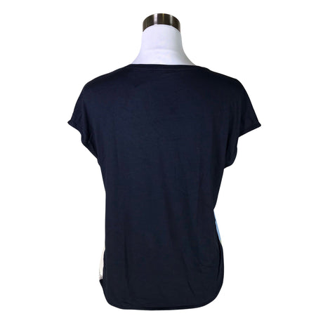Unisex Opus - Short-sleeved blouse, size 38 - Blue (2)