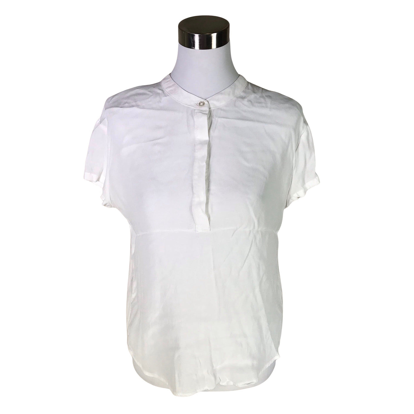 Unisex Tom Tailor - Short-sleeved blouse, size 36 - White (1)
