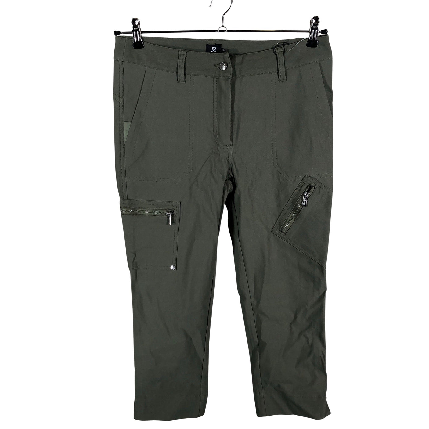 Unisex Daily Sports - Sports capri pants, size 38 - Green (1)