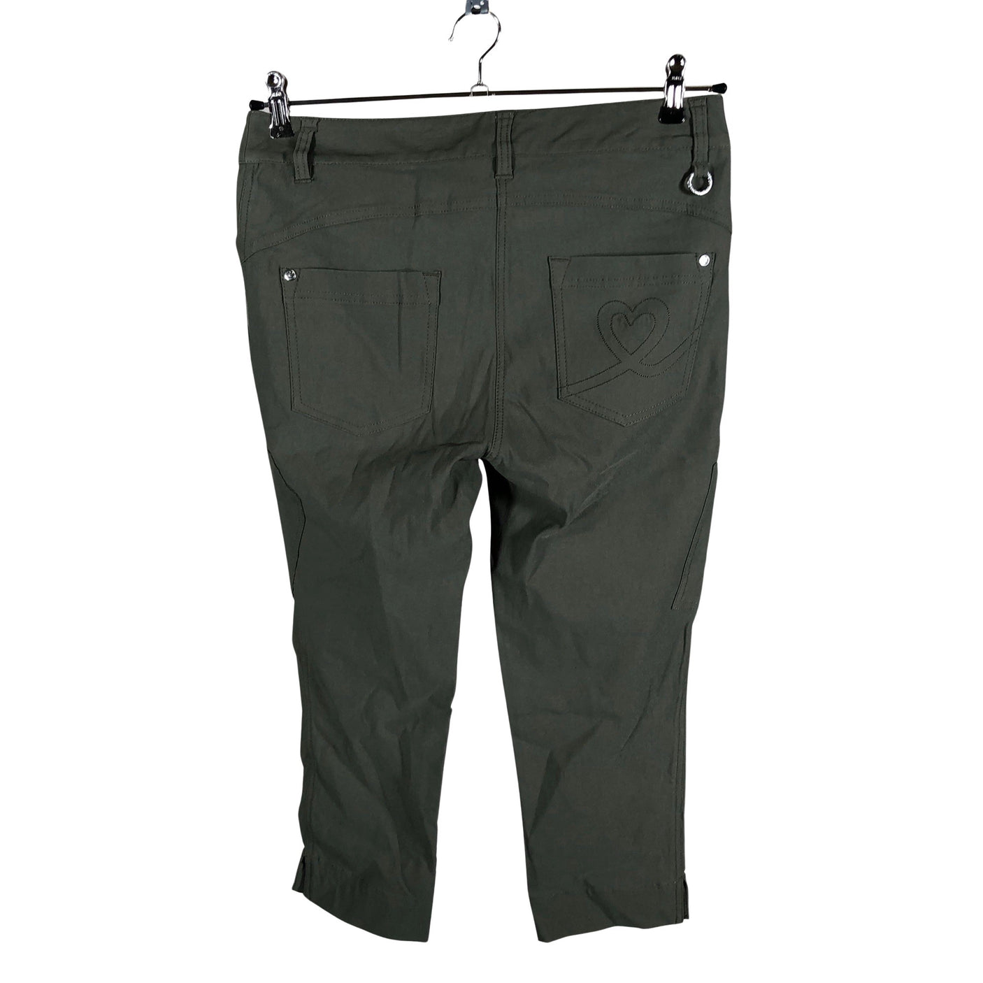 Unisex Daily Sports - Sports capri pants, size 38 - Green (2)