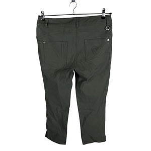 Unisex Daily Sports - Sports capri pants, size 38 - Green (2)