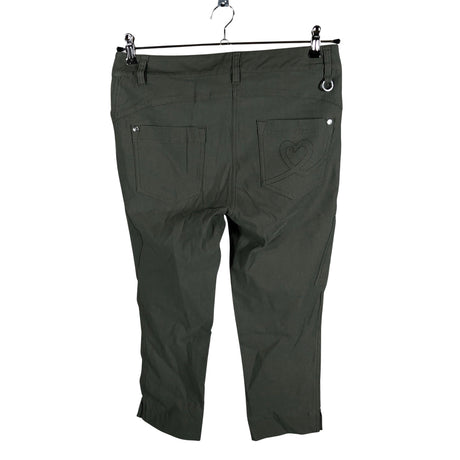 Unisex Daily Sports - Sports capri pants, size 38 - Green (2)