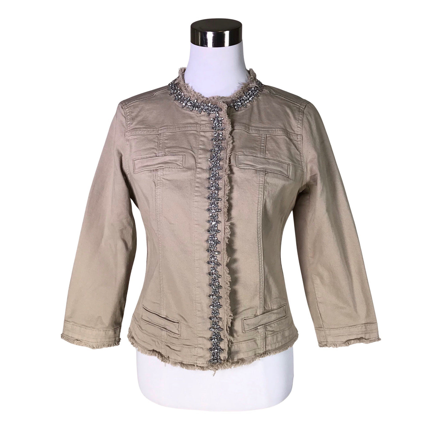 Unisex Liu Jo - Denim jacket, size 38 - Beige (1)