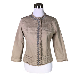 Unisex Liu Jo - Denim jacket, size 38 - Beige (1)